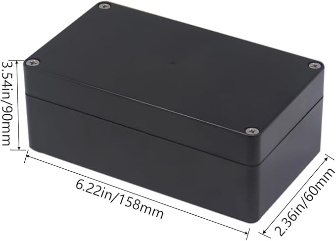 Project Box ABS Black Electrical Boxes IP65 Outdoor Waterproof Box Electronic - Image 3