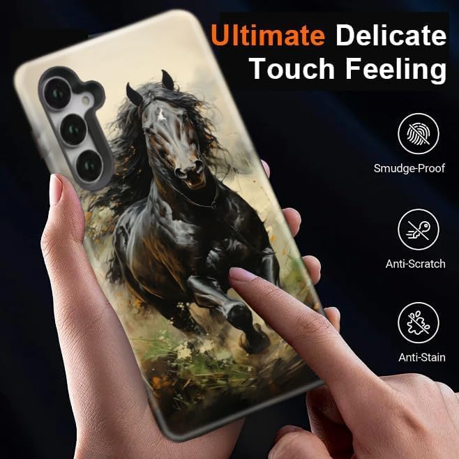 Compatible for Samsung Galaxy S24 Ultra 5G Case, Dual Layer Heavy Duty 2 in 1 - Image 7