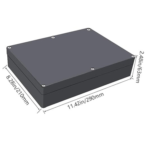 1 Pack Project Box IP65 Waterproof Junction Box ABS Plastic Black Electrical - Image 2