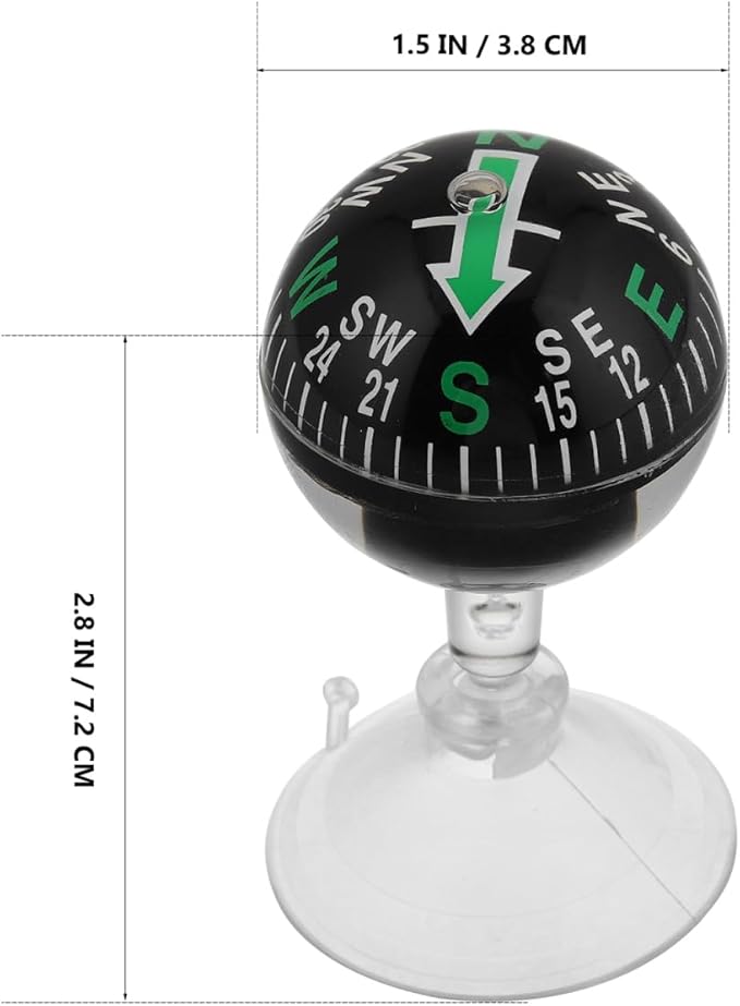 Amosfun Car Dashboard Compass - Image 2
