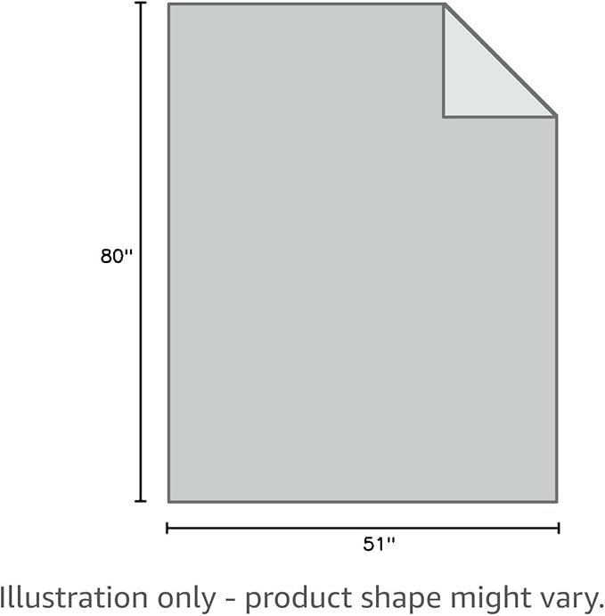 SE 51"x 80" Multipurpose Gray Wool Blanket - Image 8