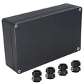 Junction Box IP65 Waterproof ABS Plastic Electrical Project Case Power Junction by Otdorpatio