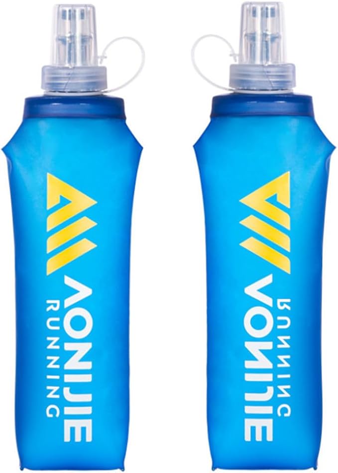 AONIJIE 250ML/350ML/500ML/600ML Portable TPU Soft Water Bottle Folding Soft by AONIJIE