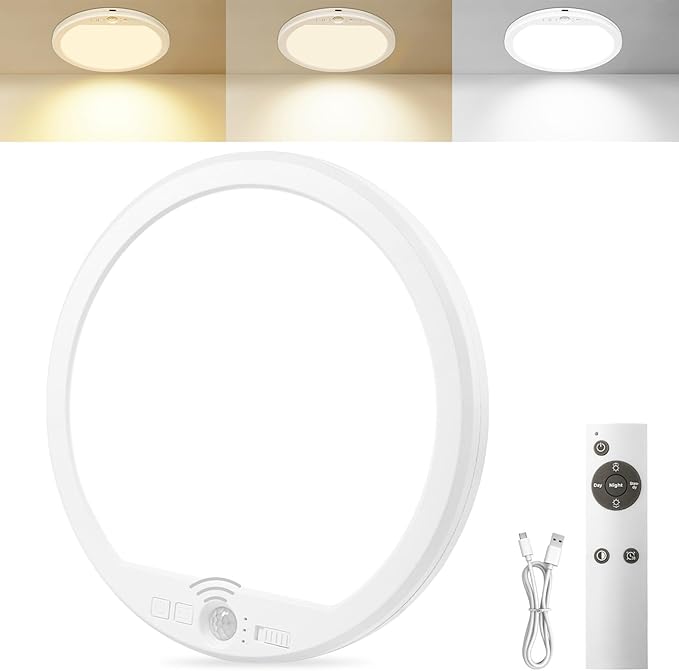 OSIDEN Rechargeable Motion Sensor Ceiling Light by OSIDEN