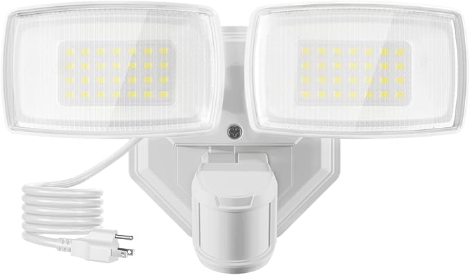Onforu 32W Plug in Motion Sensor Lights Outdoor, 3200LM Motion Flood Light Dusk by Onforu