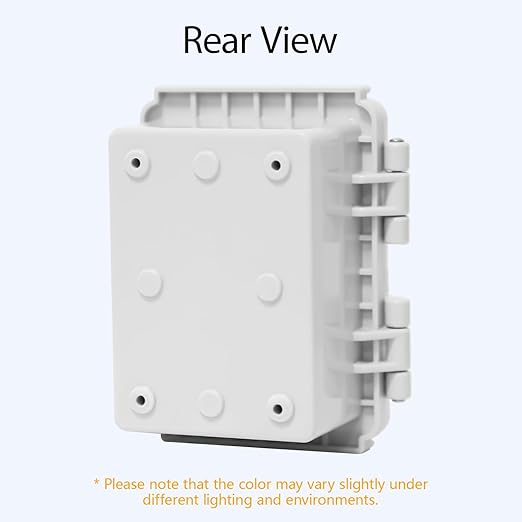 LeMotech Electrical Box, IP67 Waterproof Hinged Cover Stainless Steel Latch - Image 6