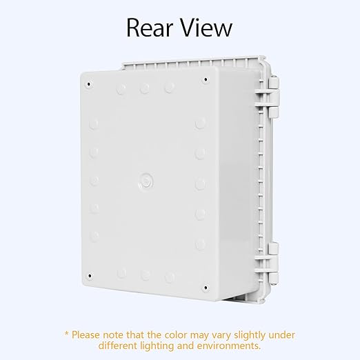 LeMotech Electrical Box, IP67 Waterproof Hinged Cover Stainless Steel Latch - Image 9
