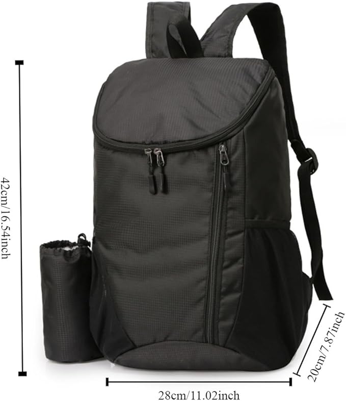 Portable Foldable Backpack Folding Mountaineering Bag, Ultralight Outdoor - Image 2