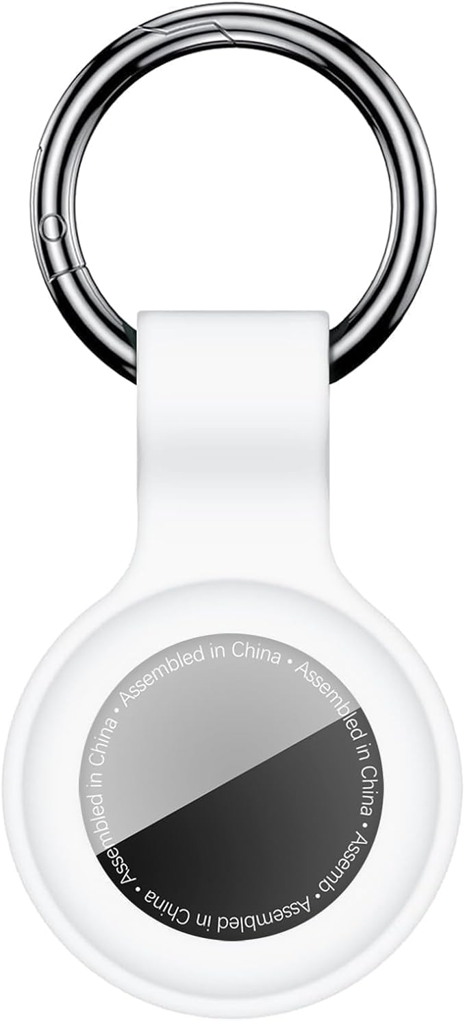 Linsaner Case for AirTag 2nd Gen & 1st Gen, Silicone Holder Keychain Key Ring by Linsaner