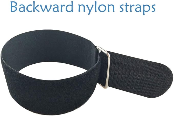 YiwerDer 6Pcs 18" x 2" Nylon Heavy Duty Reusable Hook and Loop Cinch Straps - Image 3