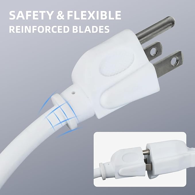 EP 2 Pack 10 Ft Outdoor Extension Cord - Image 4