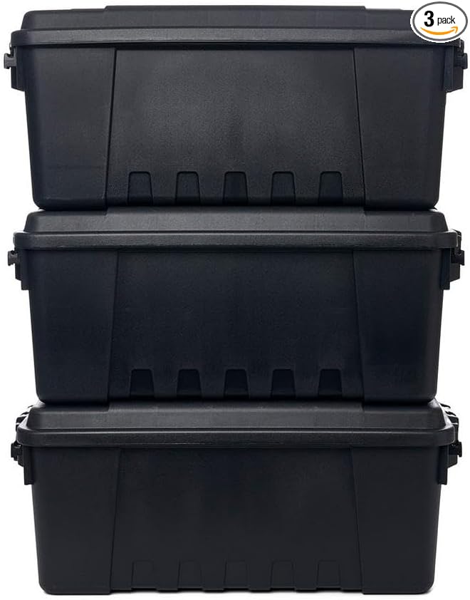 Plano Sportsman's Trunk, Medium 3 Pack, Lockable Storage Box, Medium Storage by PLANO%C2%AEOutdoors