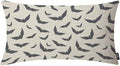 EKOBLA Evil Bats Pattern Rectangle Pillow Cases Halloween Pattern Bats Gothic by EKOBLA