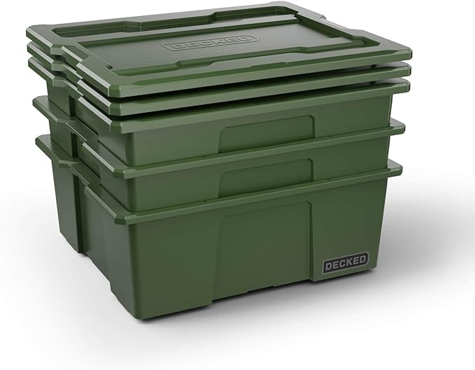 DECKED Payloader 32 L - 75 lb Bin / 200 lb Lid Load Rated by DECKED