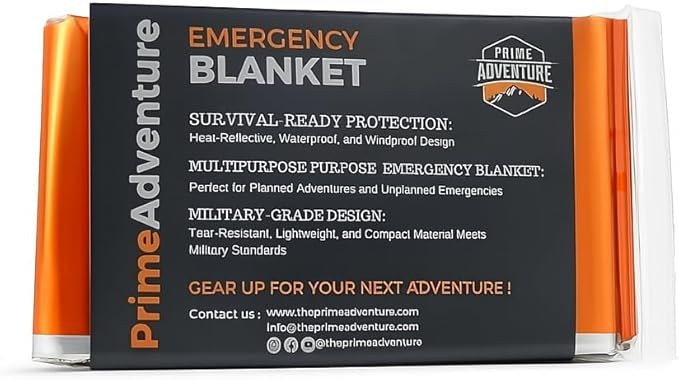 Prime Adventure Emergency Thermal Blanket by PrimeAdventure