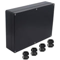 Junction Box IP65 Waterproof ABS Plastic Electrical Project Case Power Junction by Otdorpatio