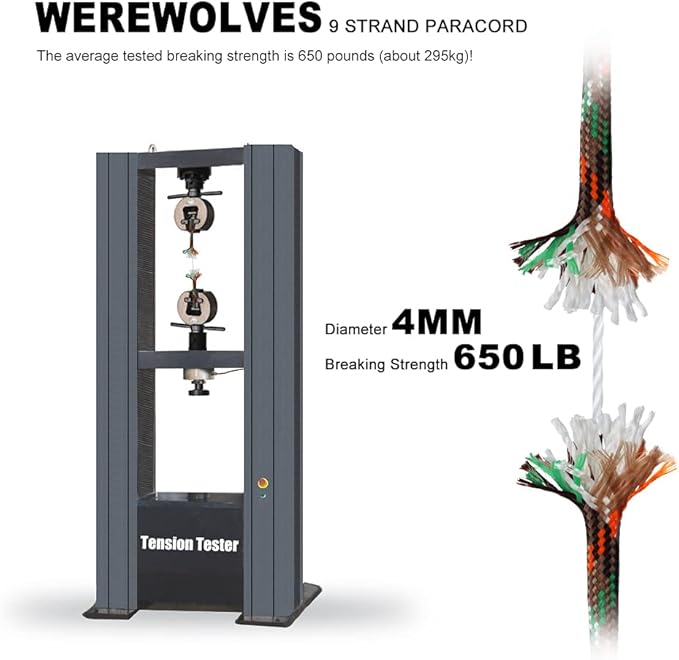 WEREWOLVES 650lb Paracord/Parachute Cord - Image 4