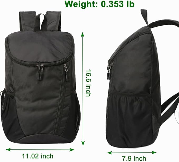 Foldable Daypack, Camping Small Backpack, Hiking Backpack Daypack, Lightweight - Image 3