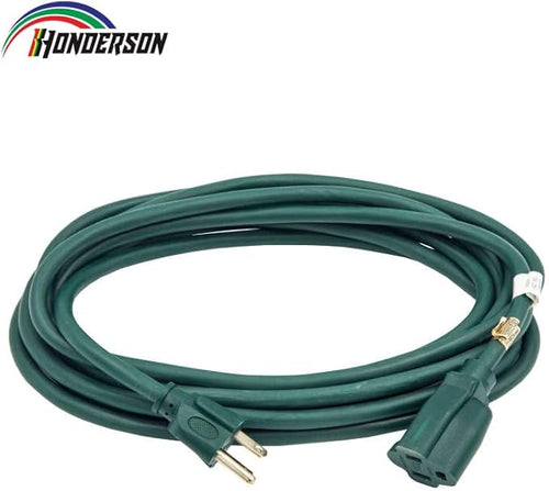 10FT Outdoor Extension Cord-16/3 SJTW Durable Green Extension Cord - Image 2
