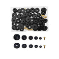 58 PCS Faucet Washers Assortment Kit, Flat & Beveled Rubber Faucet Washers by Unknown