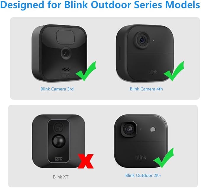 All-New Blink Outdoor Camera Surveillance Mount, 4 Pack Weatherproof Protective - Image 2