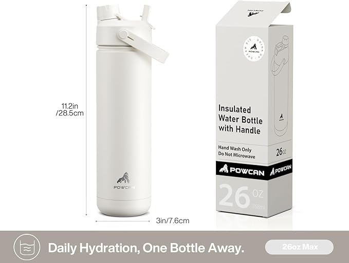 POWCAN 26 oz Insulated Water Bottle - Image 6