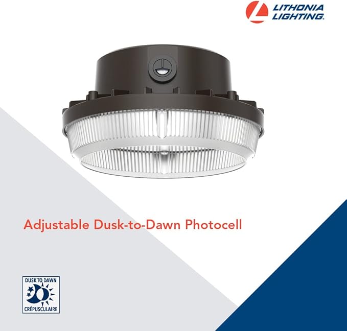 Lithonia Lighting BarnGuard LED Barn Light, Dusk to Dawn Outdoor Lighting - Image 3