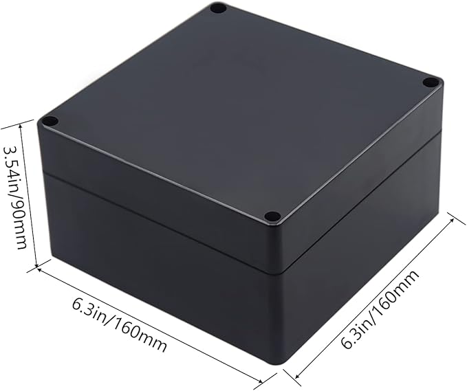 Project Box ABS Black Electrical Boxes IP65 Outdoor Waterproof Box Electronic - Image 3