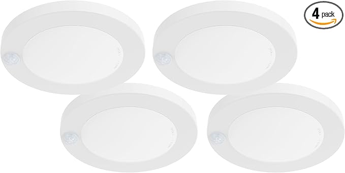 ZAGO LED 6" 120 Volts Closet Light Wired, PIR Motion Sensor Ceiling Disc Light by ZAGOELECTRIC