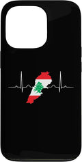 Lebanon Heart Lebanese Heartbeat Vintage Lebanon Map Case by Unknown
