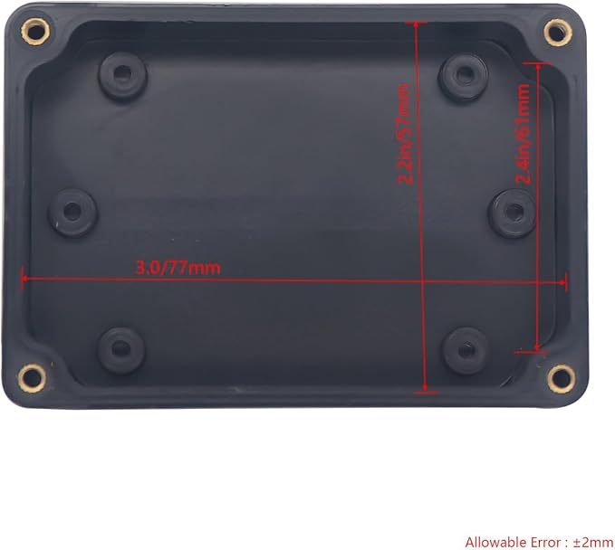Project Box ABS Black Electrical Boxes IP65 Outdoor Waterproof Box Electronic - Image 3