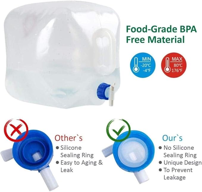 INNO STAGE 2 PACK Collapsible Water Container 5.3 Gallon - Image 5