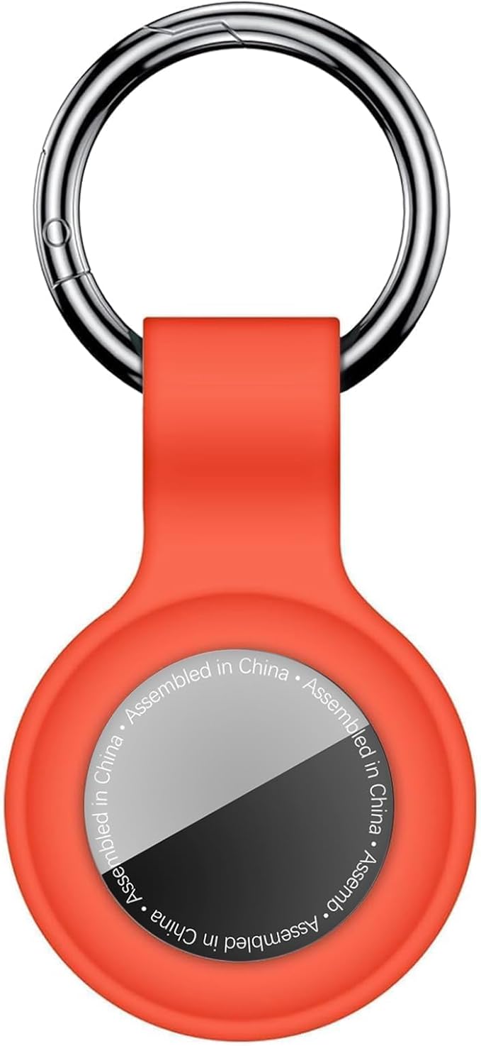 Linsaner Case for AirTag 2nd Gen & 1st Gen, Silicone Holder Keychain Key Ring by Linsaner
