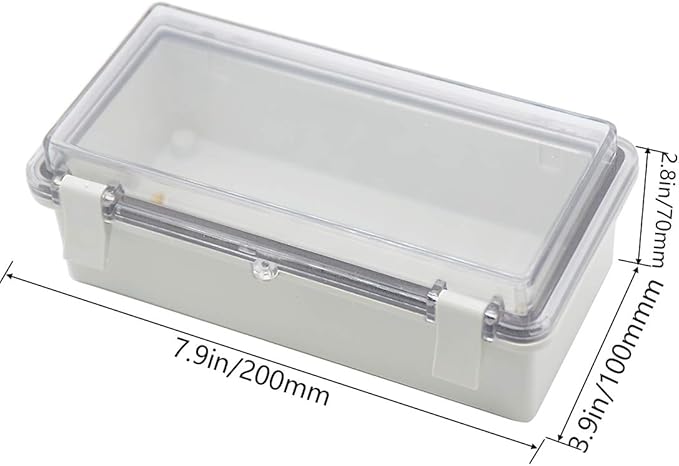 Zulkit 2pcs Junction Box ABS Plastic Dustproof Waterproof IP65 Electrical Boxes - Image 2