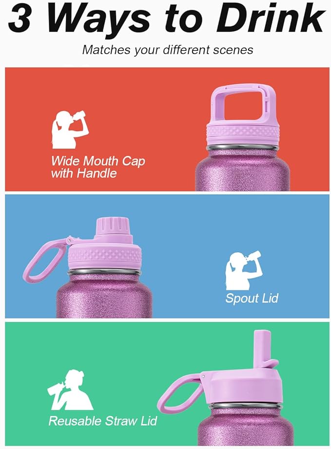 Coolflask Water Bottle 32 oz Insulated - Image 5