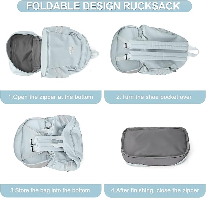 coofay Gym Backpack For Women Waterproof Backpack - Image 7