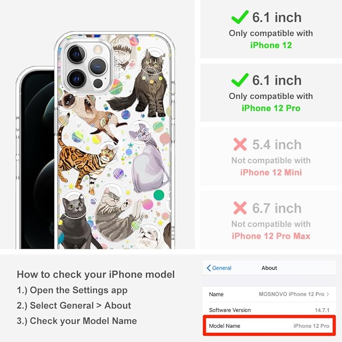 MOSNOVO Case for iPhone 12 & iPhone 12 Pro - Image 2