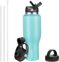 HYDROWION Stainless Steel Water Bottles, Insulated Water Bottle 40 oz, Water by HYDROWION