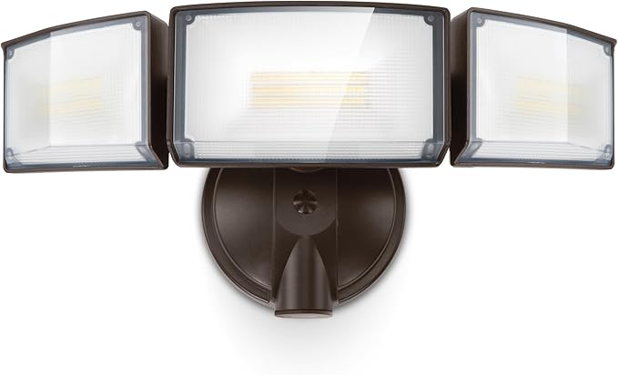 LUTEC 75W 8000 Lumen Floods Light Outdoor, Switch Controlled LED Security Lights by LUTEC