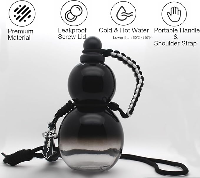 Jinberry 800ml/27oz Tritan Gourd Water Bottle - Image 3