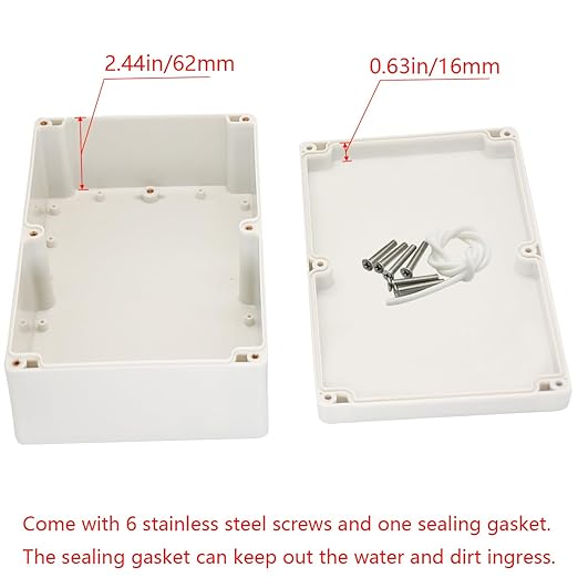 Project Box IP65 Waterproof Junction Box ABS Plastic Electrical Boxes DIY - Image 4