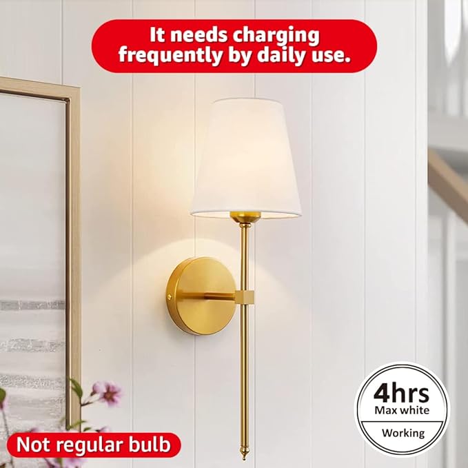 BLUEYE Rechargeable Light Bulbs, 40W Equivalent, Remote Control, E26 Detachable - Image 3