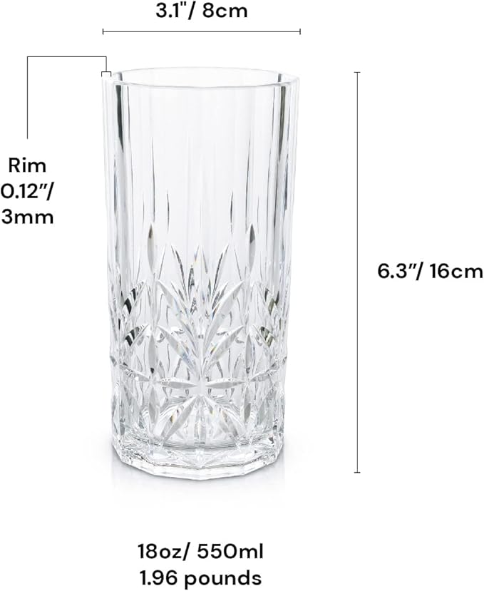 BELLAFORTE Shatterproof Tritan Tall Tumbler, 18oz - Image 7