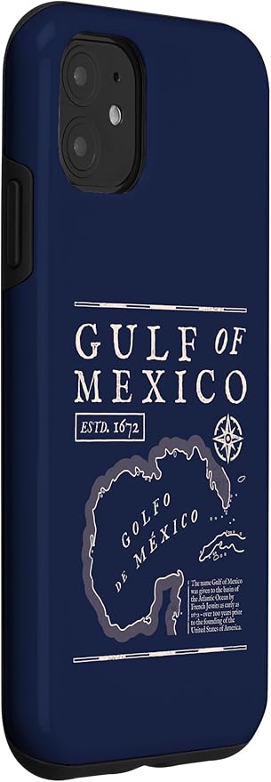 Gulf of Mexico 1672 Historic Map Case - Image 3