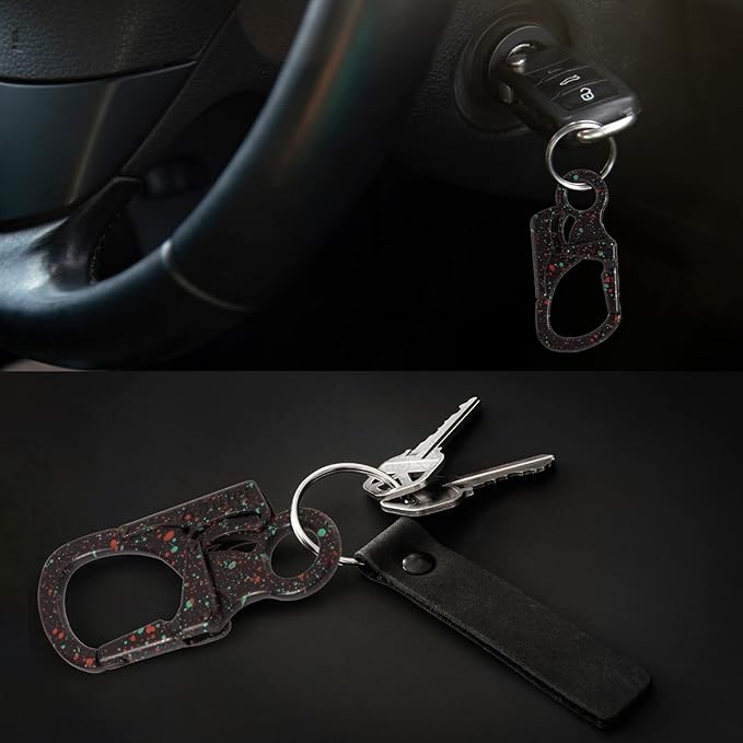 Ahiller Carabiner Clip, Double Anti-Misopening Locking Design, Key Ring Clip - Image 5