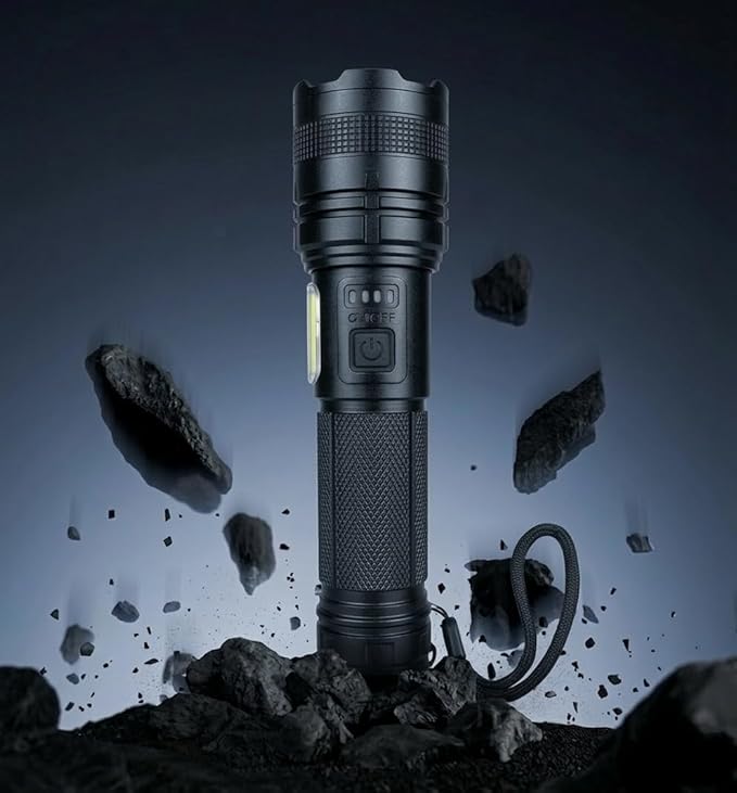 THY TRY Rechargeable LED Flashlights High Lumens, 90000LM Super Bright - Image 8