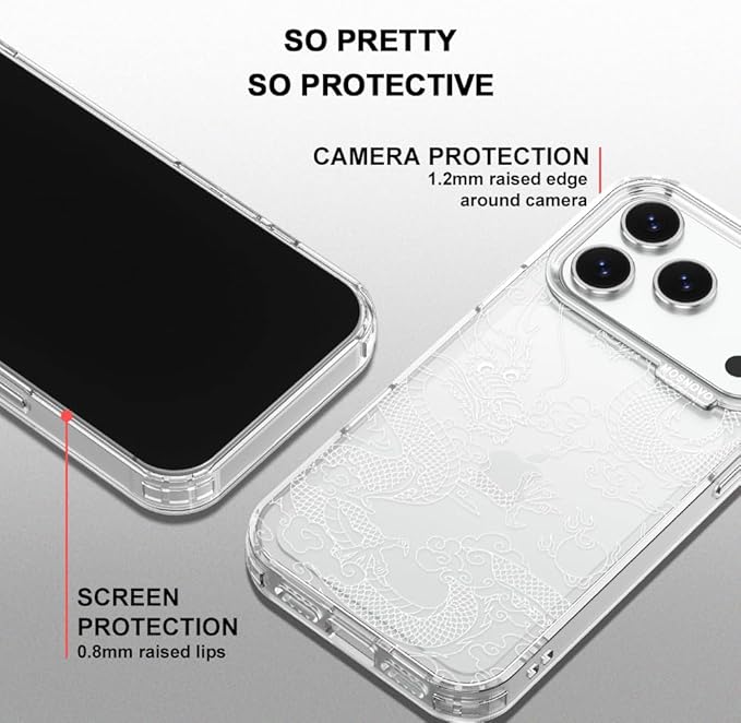 MOSNOVO for iPhone 17 Pro Case | Military Grade 6.6ft Drop Tested | Camera - Image 4