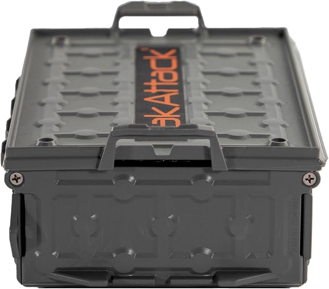 YakAttack TracPak Stackable Storage Box – Battleship Grey | Kayak Fishing Gear - Image 3