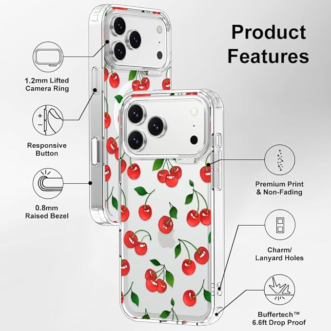 MOSNOVO for iPhone 17 Pro Max Case | Military Grade 6.6ft Drop Tested | Camera - Image 7