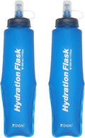 Azarxis TPU Soft Flask Collapsible Water Bottle Running Folding Gel Water by DesignedforOutdoorSports